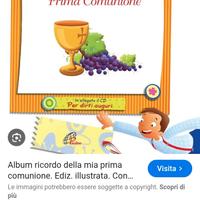 Album ricordo prima comunione