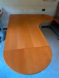 Scrivania angolare IKEA GALANT  Faggio/Legno