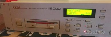 AKAI S2000 campionatore  con Disco Sist