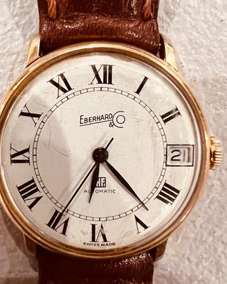 Orologio Vintage  Eberhard placato oro automatico