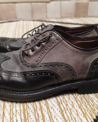 NeroGiardini Brogue Bicolore in Pelle (NUOVE)41 