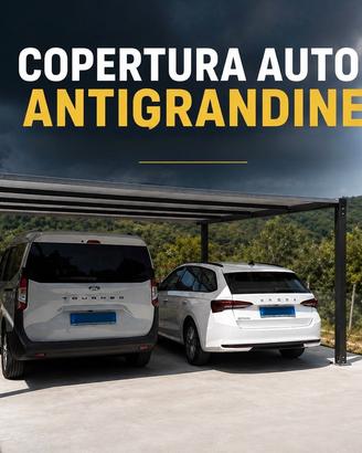 Copertura auto antigrandine