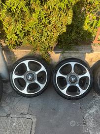 Cerchi e gomme fiat 500 Abarth