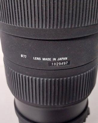 obbiettivo sigma 70/200 f 2.8 II MACRO HSM x sony