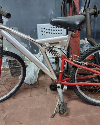 Bicicletta Mountain Bike Ammortizzata 