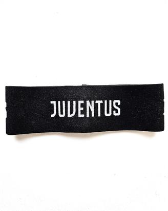 Fascia Juventus originale, nera con scritta bianca