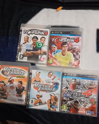 5 giochi tennis PS3 PlayStation 3