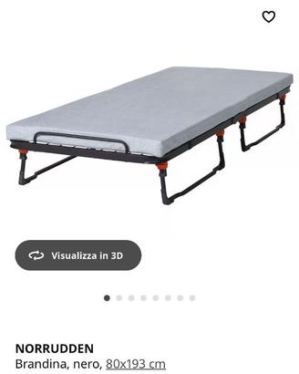 Un letto pieghevole supplementare
