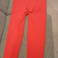 pantalone rosso corallo