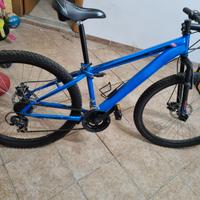 Bici con freni a disco e ammortizzatore anteriore