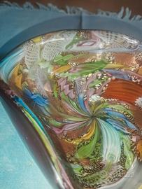 Ciotola Murano AVEM anni 60 bizantino-tuttifrutti