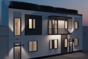 Nuovo trilocale semindipendente con cortile