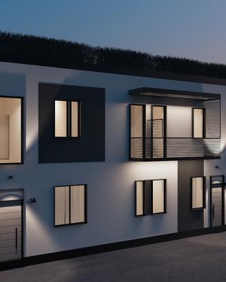 Nuovo trilocale semindipendente con cortile