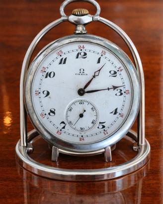 orologio da tasca Omega in argento 1915