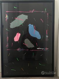 Quadro “Il grande nero” di Ennio Finzi