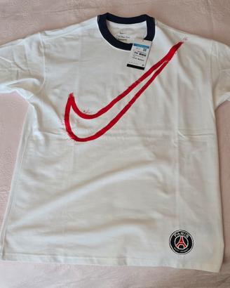 maglia t shirt Nike PSG Paris Nuova taglia M 