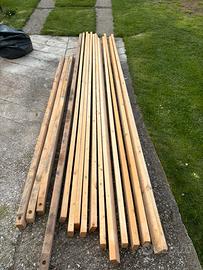 Travetti legno grezzi