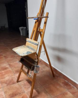 cavalletto da pittura da studio