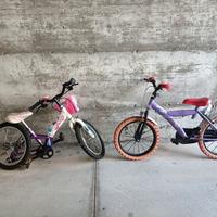 2 bici da bambina