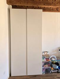 Armadio legno bianco 2 ante 260x120x60 — non Ikea