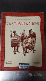 libro spartiti Sanremo 1991