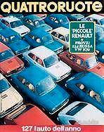 Rivista quattroruote gennaio 1972