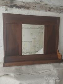 specchiera in legno da bagno 