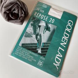 Collant Golden Lady vintage grigi 20 denari