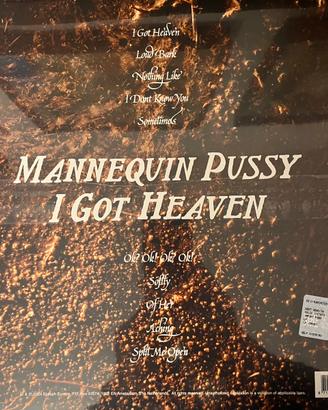 vinile mannequin pussy i got heaven