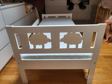 Lettino ikea legno bianco