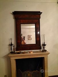 Specchiera primi Ottocento radica