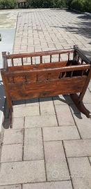 Culla a dondolo inizi 900