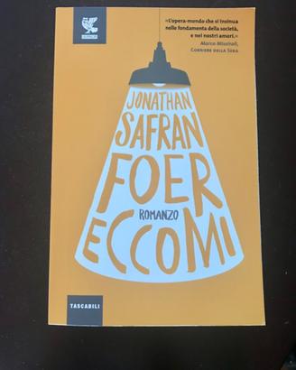 “Eccomi”, libro di Jonathan Safran Foer