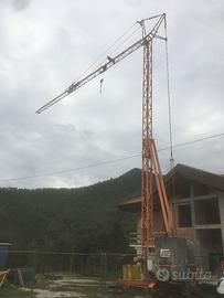 gru edile automontante 18 mt mono trifase 220 380V