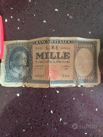 Banconota 1000 lire 1947 italiane