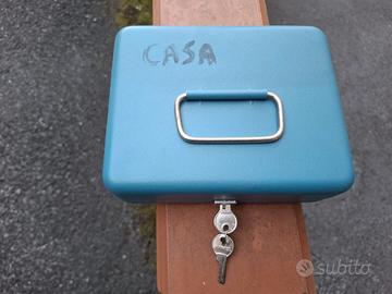 cassetta in metallo Juwel con due chiavi