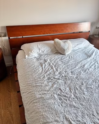 LETTO MATRIMONIALE FLOU TADAO