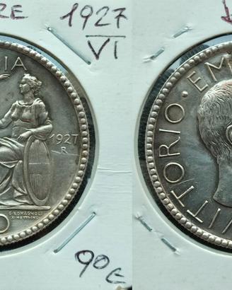 20 lire 1927 VI 80€
