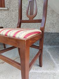 4 sedie in legno