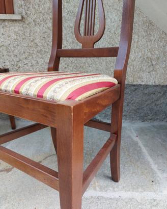 4 sedie in legno