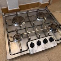 Piano cottura gas Candy 640 inox e accensione auto