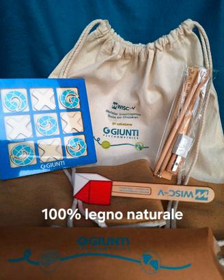 Tic Tac Toe Legno + Sacca + Scrittura – Giunti OS