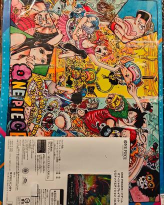 One piece Playmat  limited ed. vol.5 + Promo Card