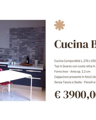CUCINA BERLONI - CONSEGNA A REGGIO CALABRIA E PROV