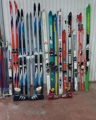 sci ski scarponi old style