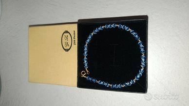 Bracciale oro e Swarovski