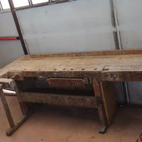 BANCO DA FALEGNAME TAVOLO IN ROVERE