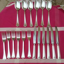 sambonet 18 posate placcate argento