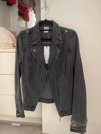 Giacca in denim nero