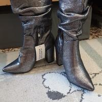 stivaletti argento 37